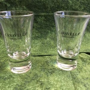 NWOT Caravella Limoncello Shot Glasses
